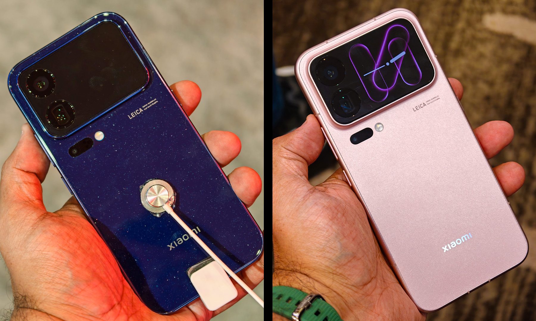 Xiaomi 18 Pro Max colors pink blue