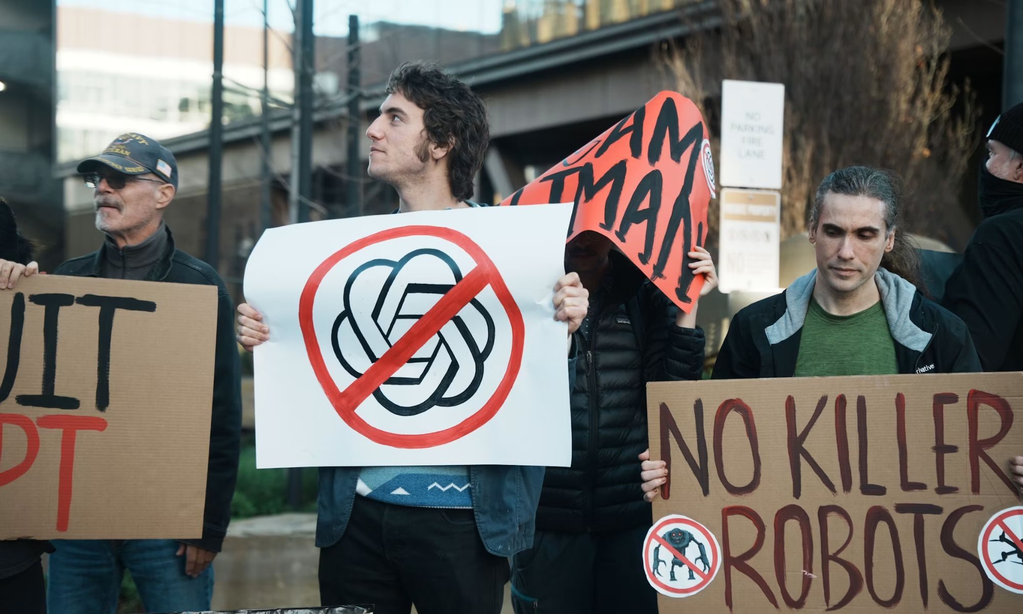 Protest against AI