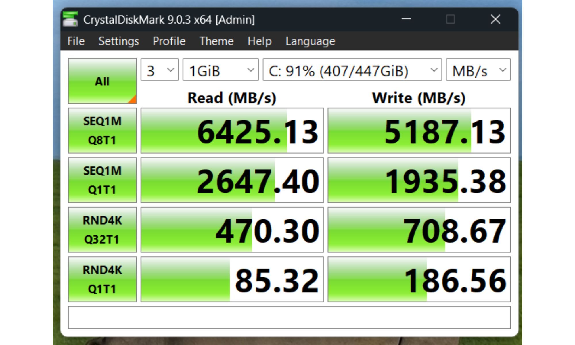 Dell 14S (DS14260) ssd test
