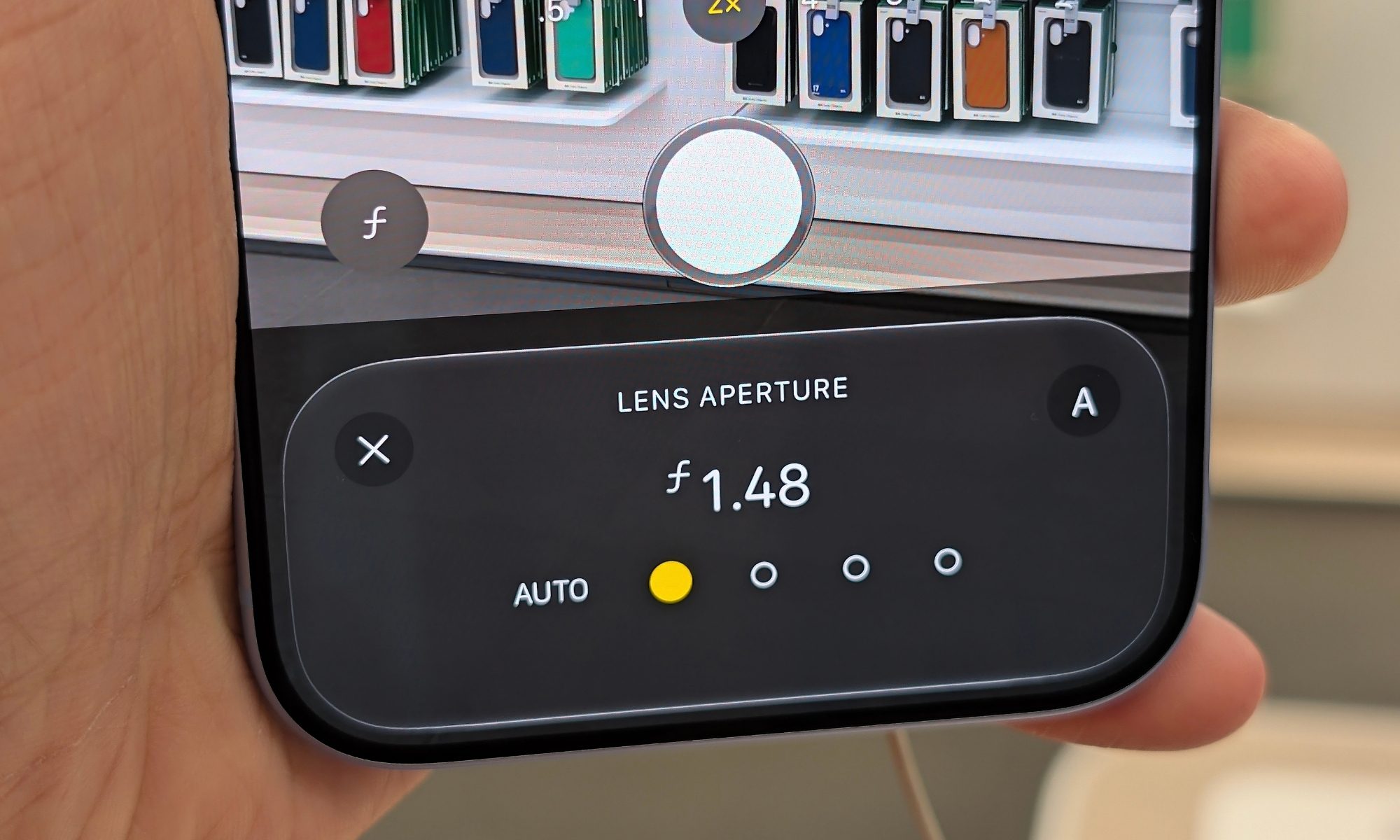 iPhone 18 Pro variable aperture control