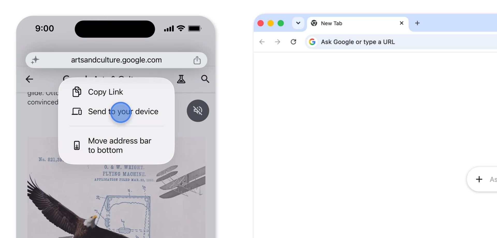 send-to-device-feature-chrome-gemini