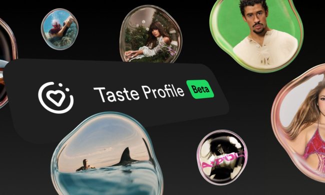 Taste profile on Spotify