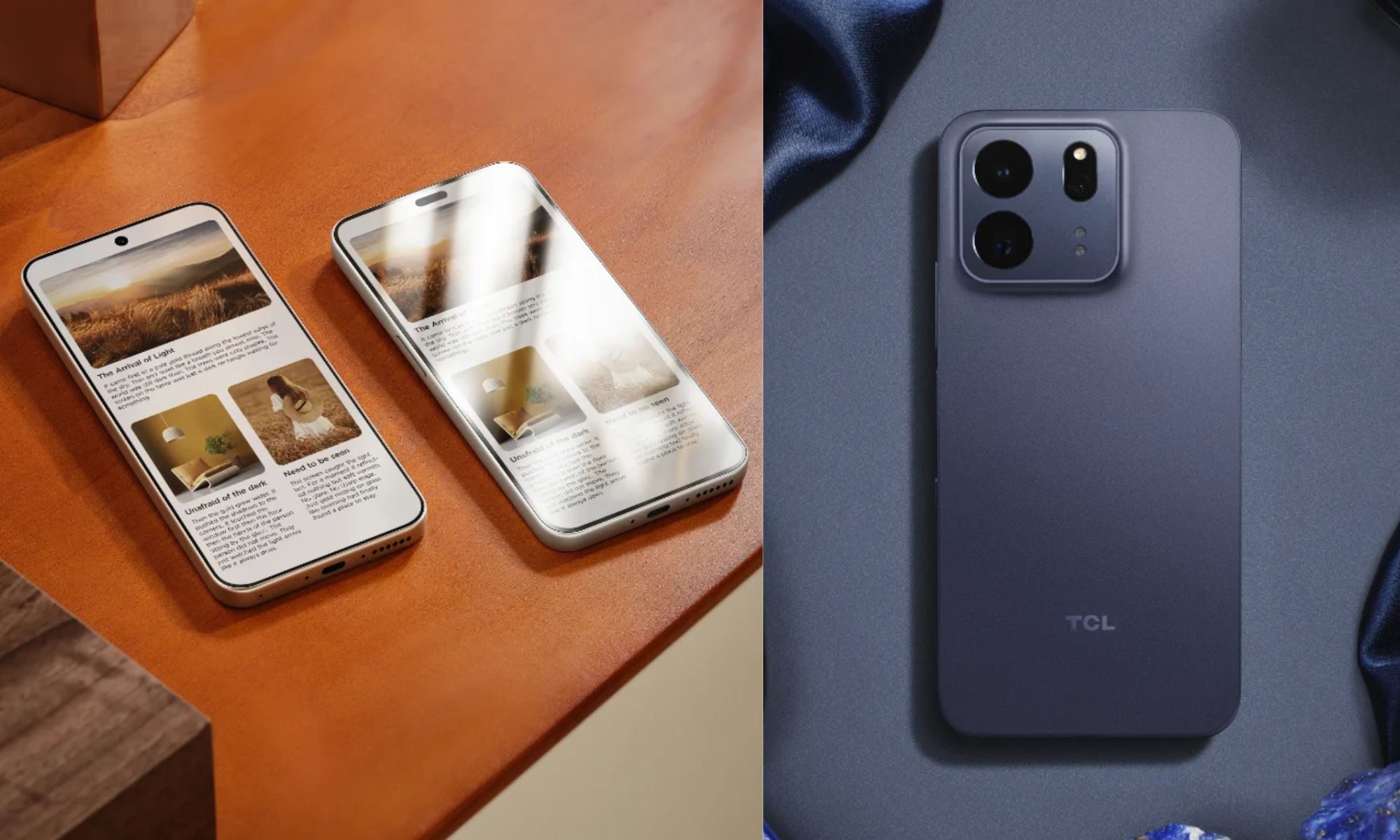 TCL P80 series smartphone