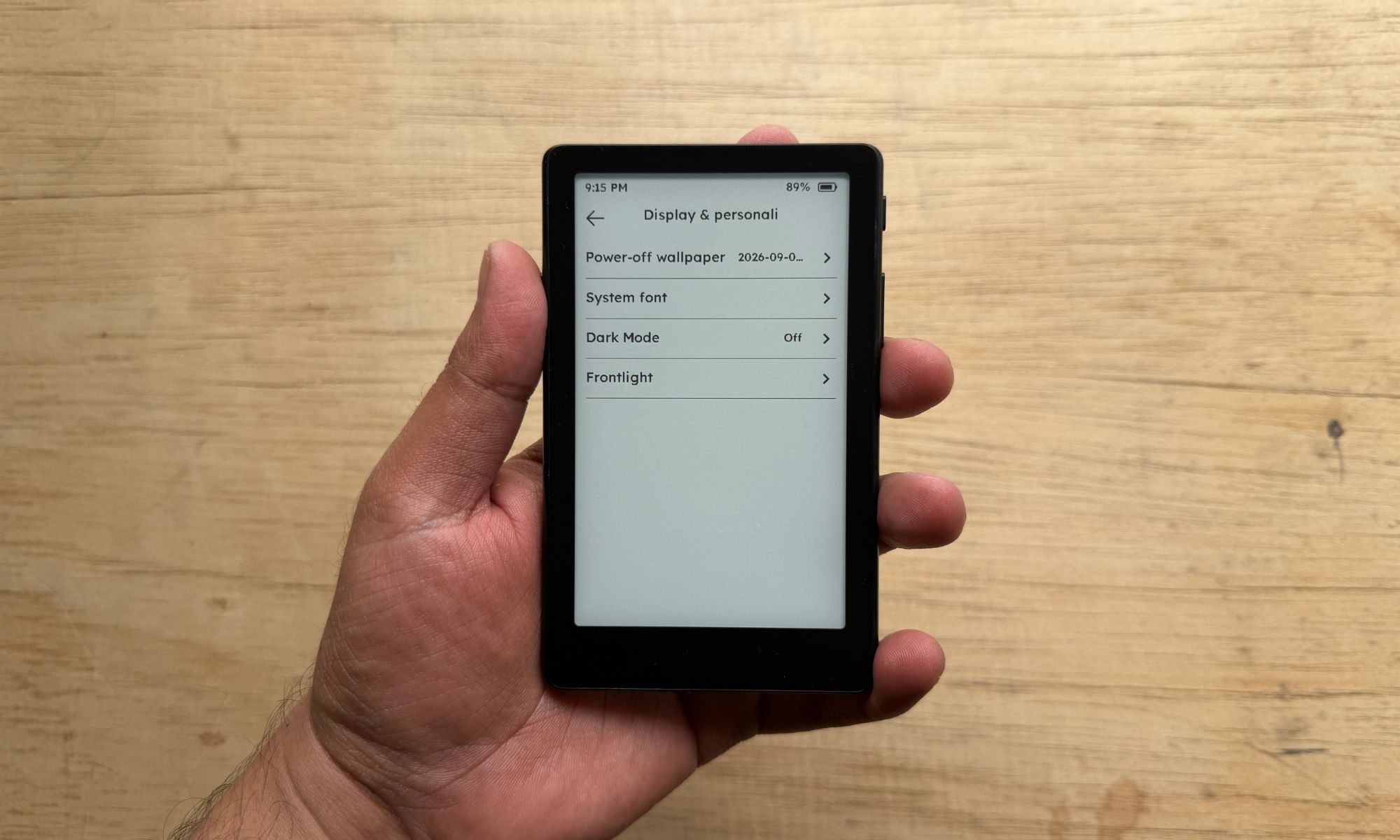 XTEINK X4 Pro ereader.