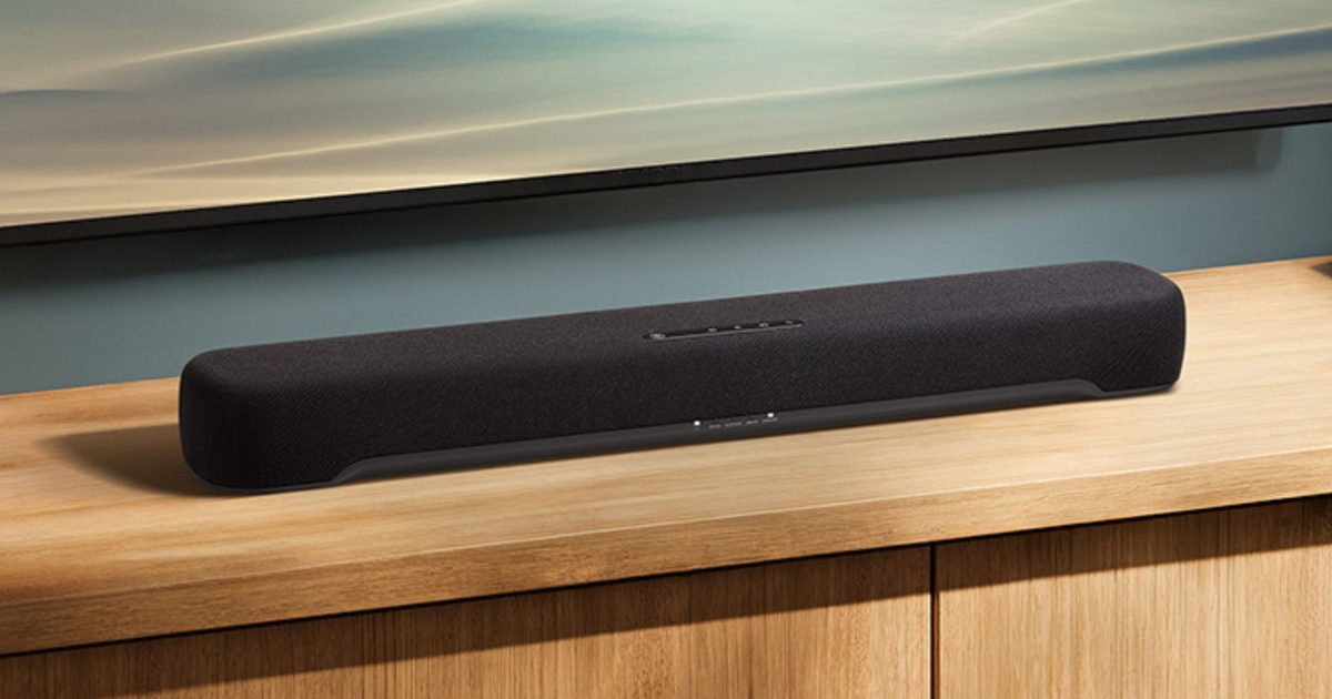 Yamaha B200A packs Dolby Atmos and a built-in subwoofer into a $250 compact soundbar