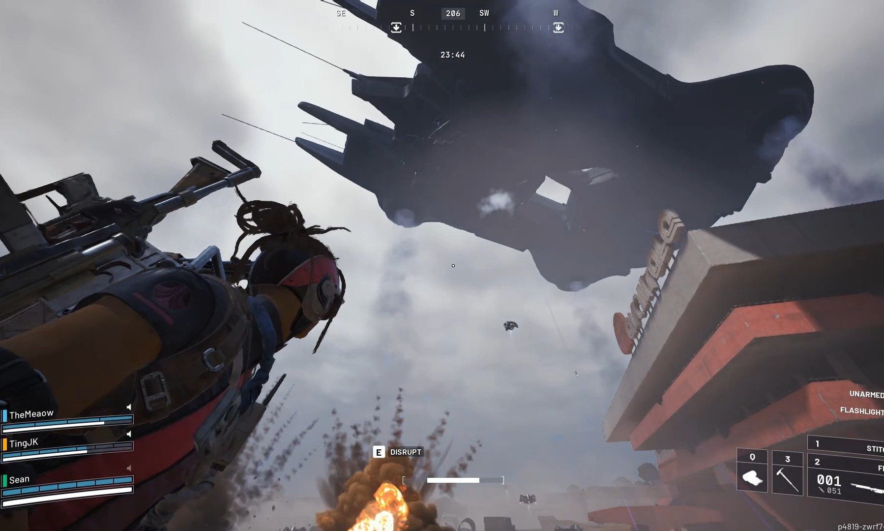Arc Raiders Frozen Trial Frigate bombardment