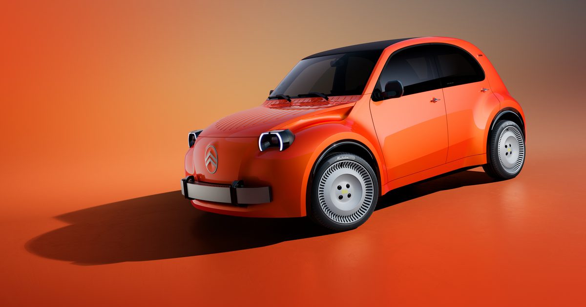 A Citroën nos prometeu um 2CV elétrico barato. O conceito charmoso finalmente chegou, com suporte para ovos e pedais de tartaruga