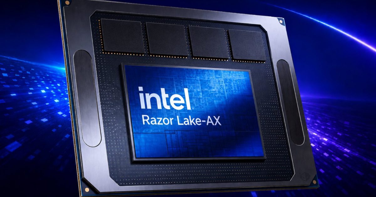 Intel confirma que Razor Lake-AX pode oferecer quase quatro vezes o desempenho de IA do Panther Lake