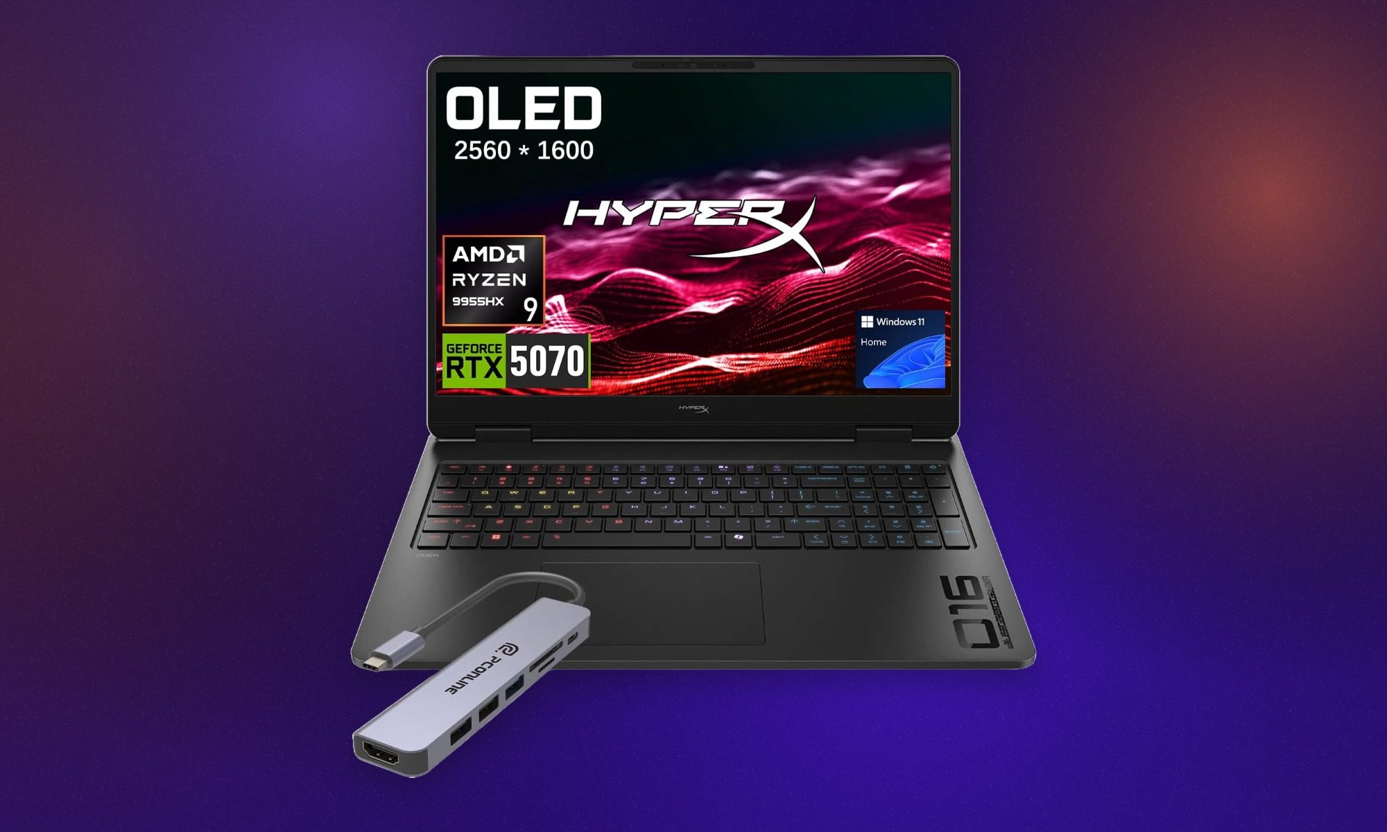 HP HyperX OMEN 16 OLED gaming laptop