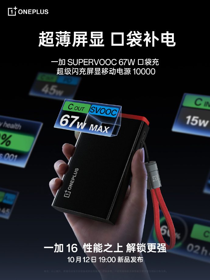OnePlus 10,000mAh SUPERVOOC power bank