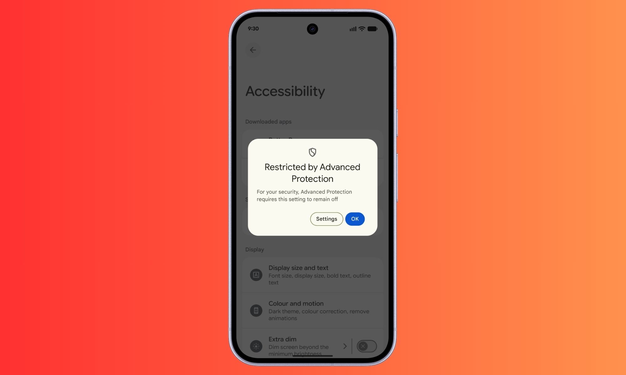 ATP Advanced Protection feature update for Android smartphones.
