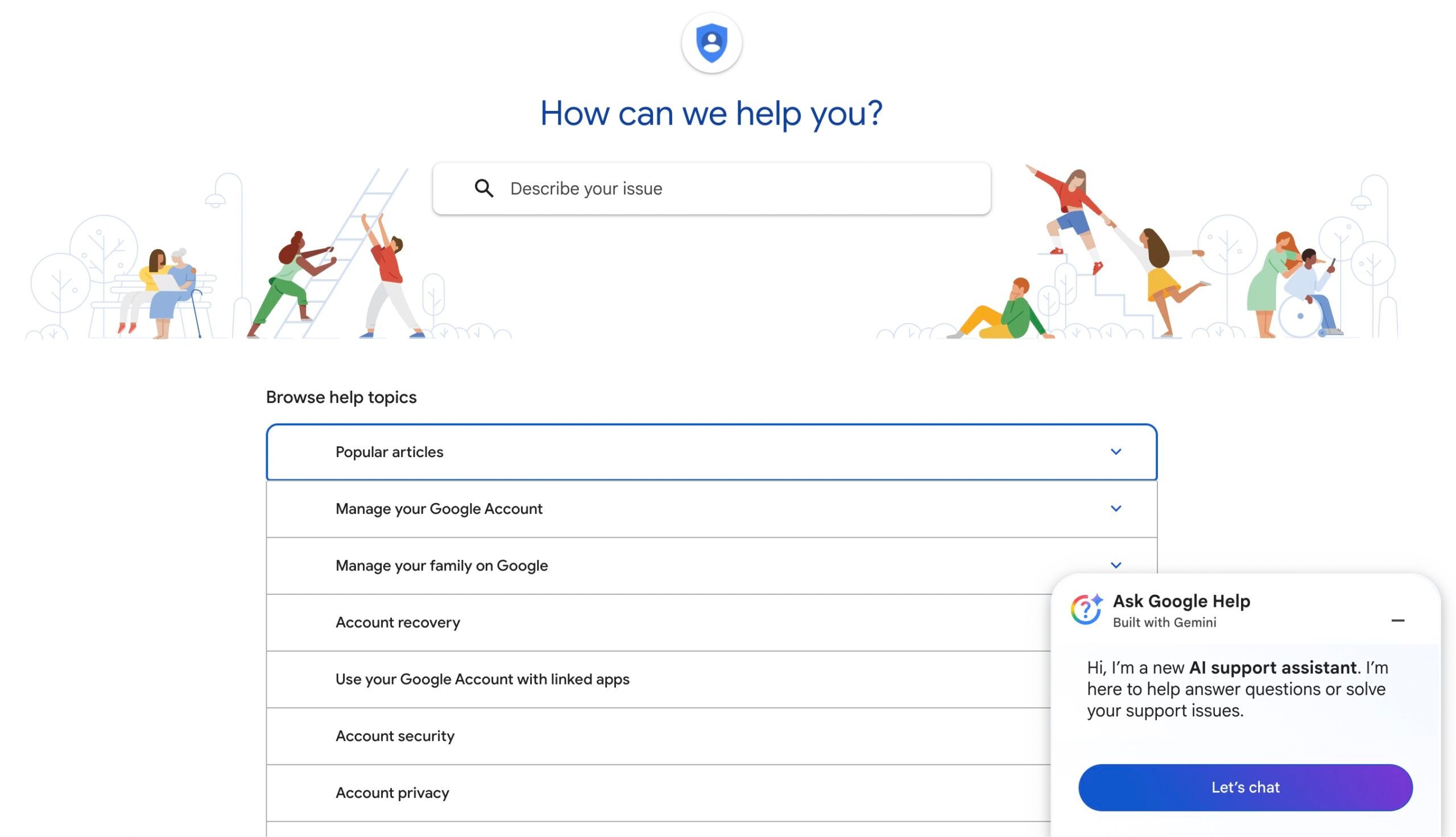 google-help-pages