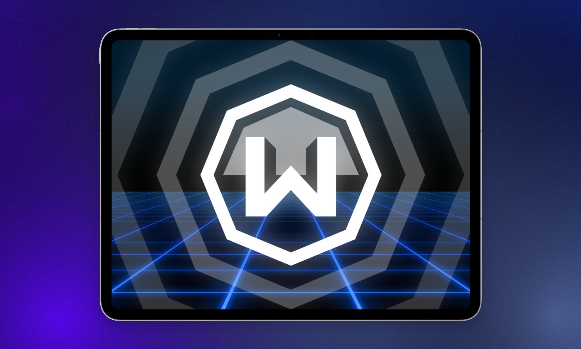 Windscribe VPN logo on iPad
