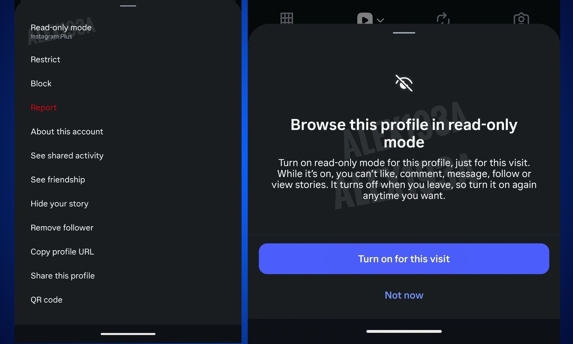 Instagram может позволить вам скрываться в профилях, не оставляя следов