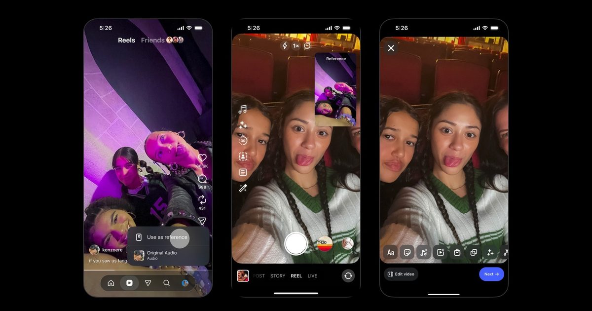 Instagram has a new trick for recreating viral Reels without having to ...