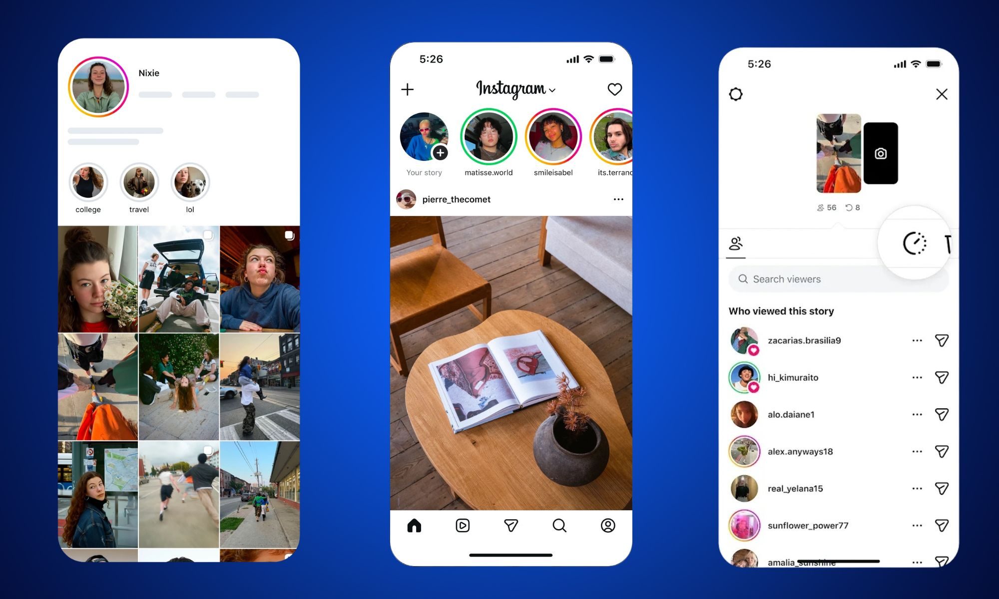 instagram-истории-профили