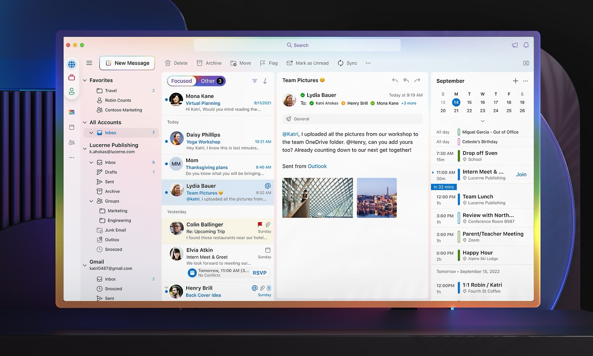 New Outlook app mac