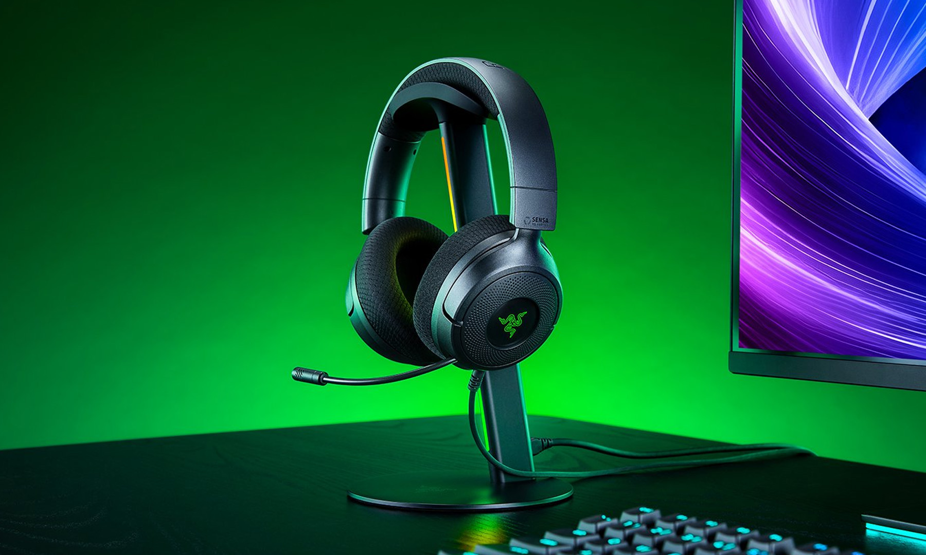 Razer's Kraken V4 X Sensa wants to add haptics to your gaming