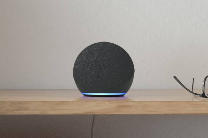 The Echo Dot 4th Gen smart speaker.