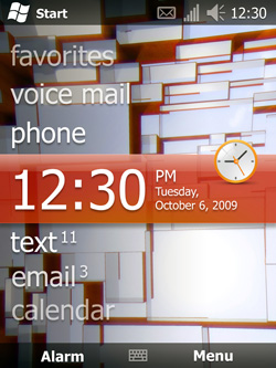 Windows Mobile 6.5 Interface
