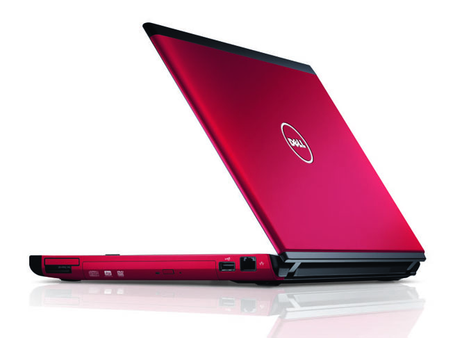 Dell Vostro with a pink color scheme on a white background.
