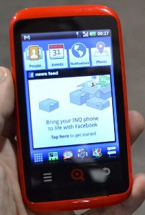 INQ Cloud Touch Facebook Phone