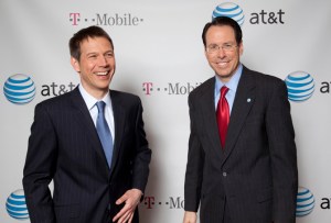AT&T's Randall Stephenson, Deutsche Telekom's Rene Obermann