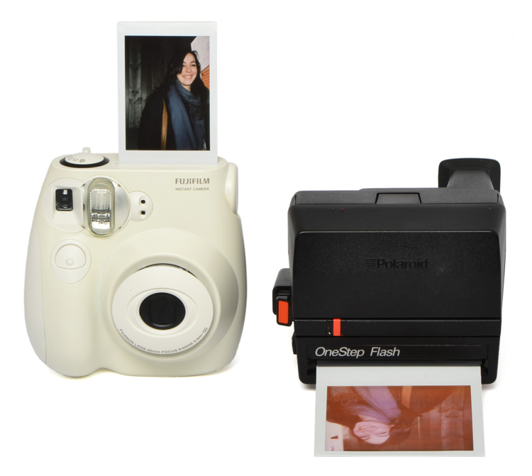 Instant-print faceoff: Polaroid OneStep Flash Fujifilm Instax Mini | Digital Trends