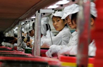 iPhone factory workers
