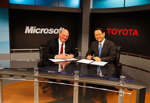 Microsoft and Toyota Azure services