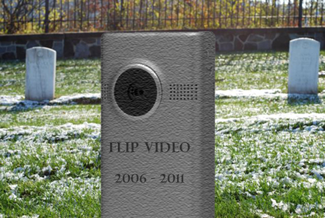 flip-video-RIP-grave