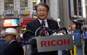 Ricoh CEO Shiro Kondo (Times Square June 2010)