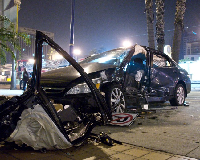 car crash by stevelyon via Flickr