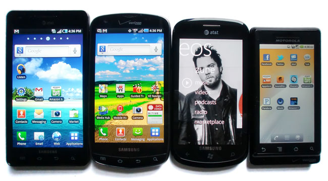Samsung Infuse 4G comparison