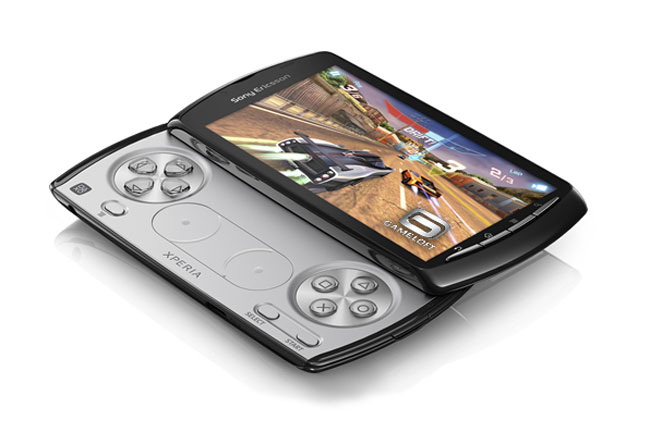 Sony Ericsson Xperia Play front angle view