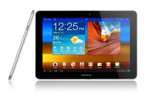 Samsung Galaxy Tab 10-1 screen and side