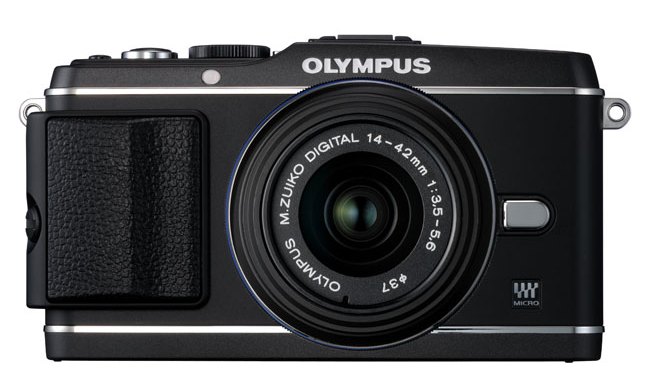 Olympus E P3 front black