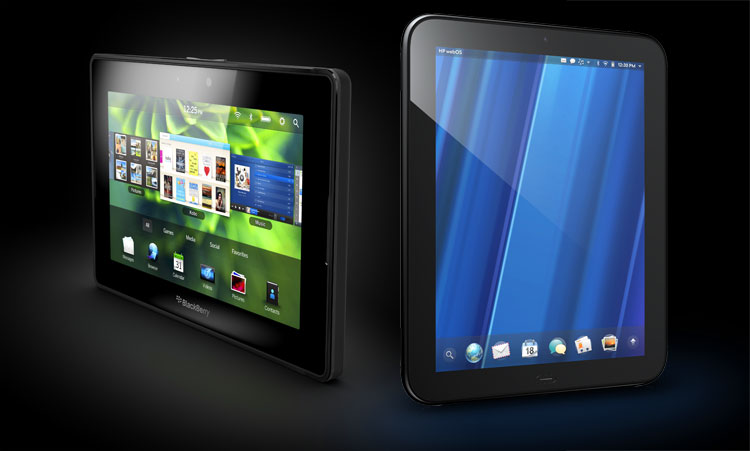 Blackberry Playbook HP Touchpad