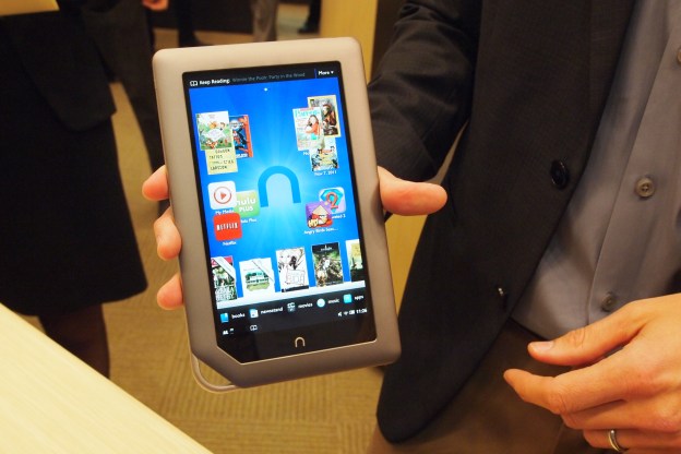 B&N Nook Tablet unveiling - Tablet homescreen