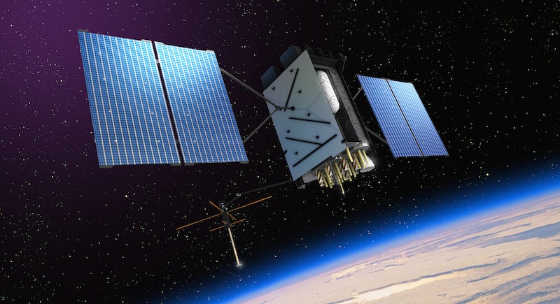 Lockheed Martin GPS III Satellite art