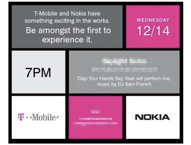 T-Mobile Nokia Event Invitation