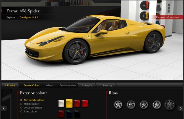 Ferrari-allows-potential-customers-to-build-458-Spider-online,-cruelly-teases-the-rest-of-us