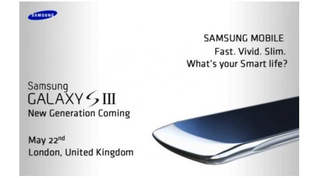 Samsung Galaxy S III Invite Leak