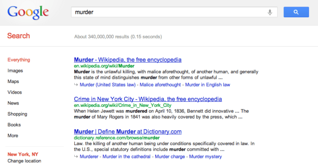 Google Murder