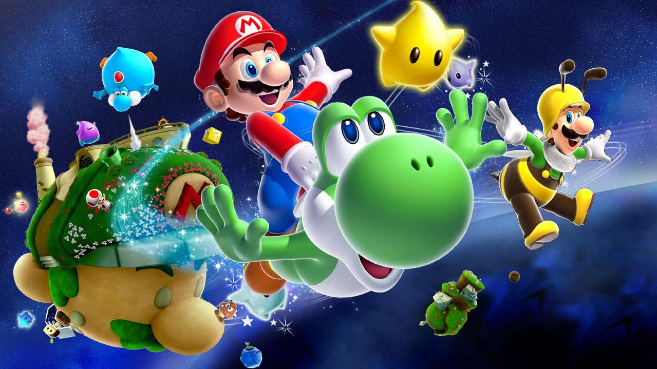 Super Mario Galaxy Co-op là một trò chơi rất vui và thú vị, và với hình nền này, bạn sẽ được đưa đến một thế giới đầy màu sắc và vui nhộn. Hình ảnh này sẽ làm cho bạn muốn chơi game ngay lập tức và mời bạn bè của mình cùng cười đùa với Mario và đồng đội.