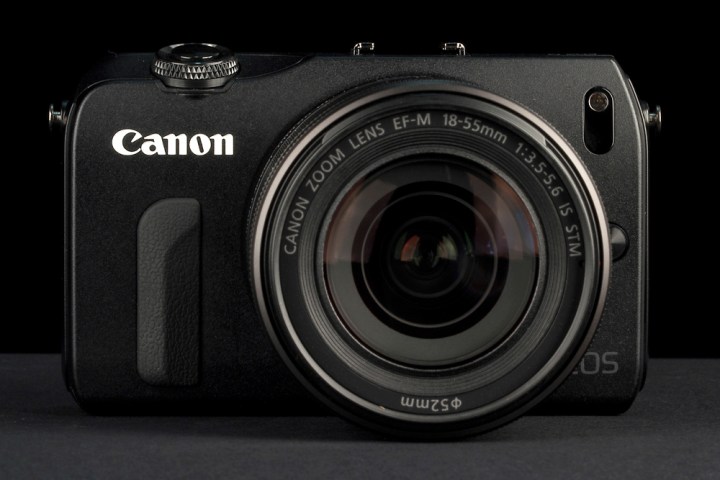 Canon EOS M review front lens