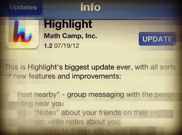 highlight updates app