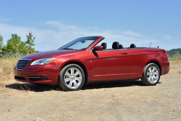 2012 chrysler 200 touring review convertible front side top down