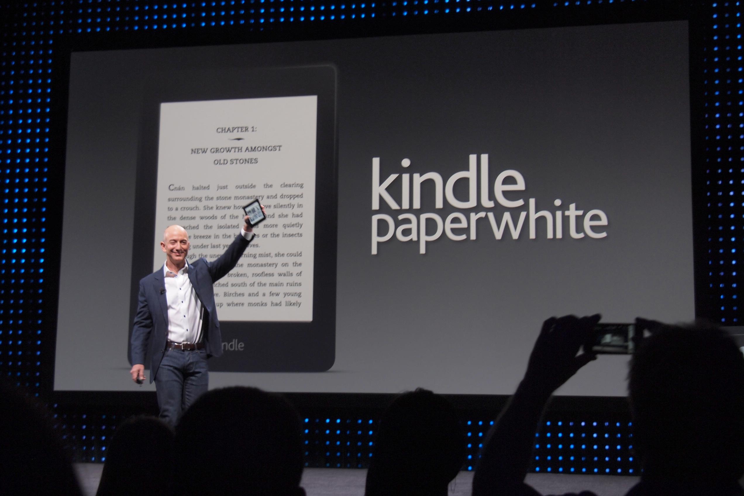 amazon announces kindle paperwhite
