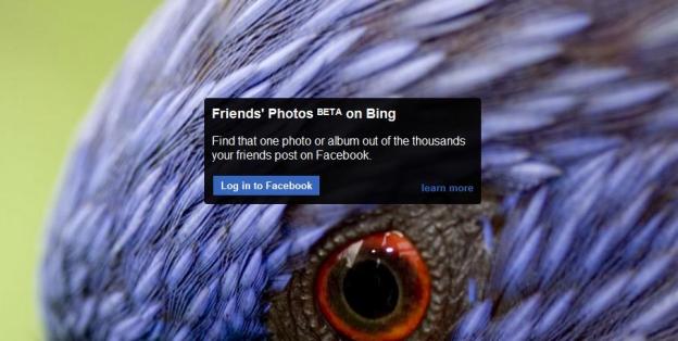 Bing Facebook photo viewer